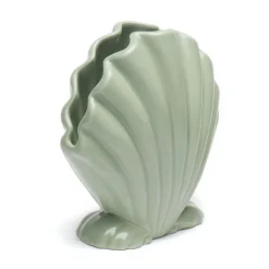 Bitossi Home Set di 2 vasi decorativi a forma di conchiglia verde> Vasi Decorativi