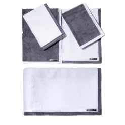 Alessandro Di Marco Set di asciugamani da bagno grandi - Grigio> Biancheria Da Bagno