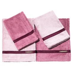 Alessandro Di Marco Set di asciugamani da bagno grandi - Rosa cipria antico><noscript><img width=