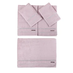 Alessandro Di Marco Set di asciugamani da bagno grandi - Rosa cipria> Biancheria Da Bagno