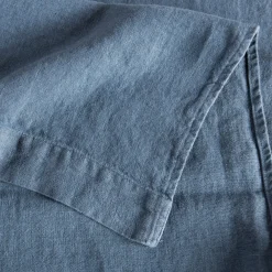 Once Milano Set di asciugamani in lino blu chiaro><noscript><img width=