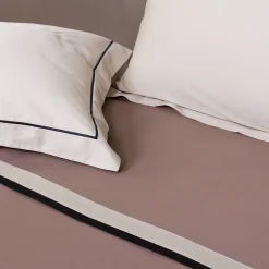 Alessandro Di Marco Set di biancheria da letto estiva - Fango><noscript><img width=