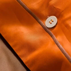 Alessandro Di Marco Set di biancheria da letto estiva - Marrone e arancione><noscript><img width=