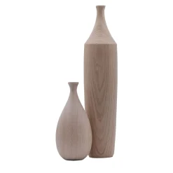 Andrea Celestino Set di bottiglie scultoree in legno #1> Bottiglie Decorative