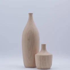 Andrea Celestino Set di bottiglie scultoree in legno #2> Bottiglie Decorative