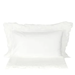 Mastro Raphael Set di lenzuola e due federe ricamate in avorio Dune Merveille> Biancheria Da Letto