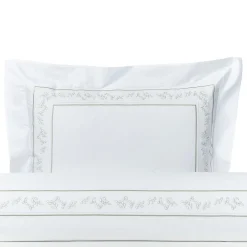 Verderoccia Set di lenzuola Roma White & Silver Olive US King><noscript><img width=