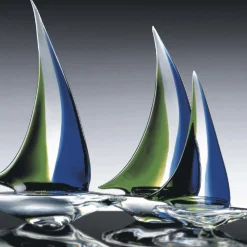 Fornace Mian Set di tre barche a vela Navicula> Statuine
