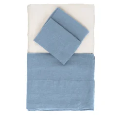 Once Milano Set letto estivo azzurro> Biancheria Da Letto