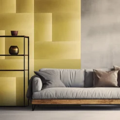 Favel Sintesi Orbitale Set di 4 piastrelle chiare in ottone naturale> Piastrelle E Pavimenti