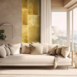 Favel Sintesi Set di 4 mattonelle in ottone con finitura traslucida><noscript><img width=