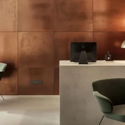 Favel Sintesi: set di 4 piastrelle in rame chiaro dall'aspetto trasandato> Piastrelle E Pavimenti