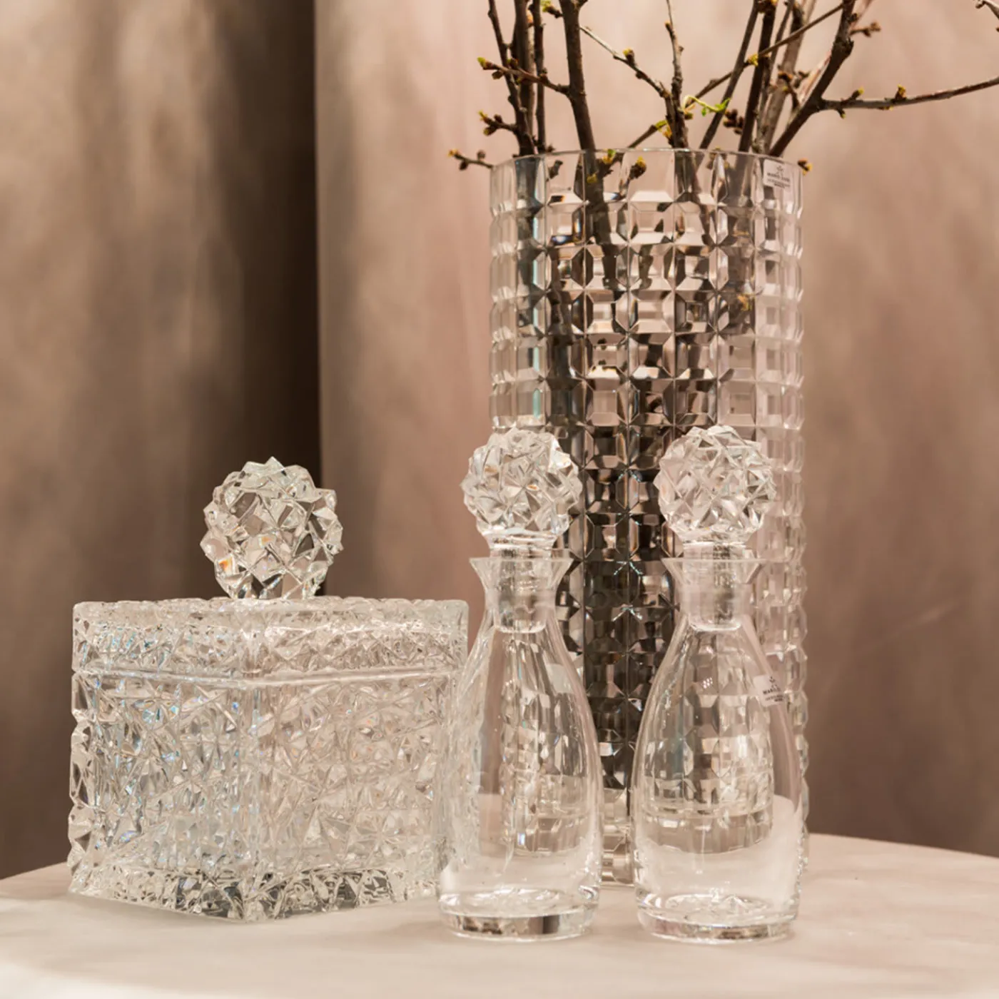 Mario Cioni & C Spa Sinfonia Set di 2 scatole quadrate> Arredo Bagno