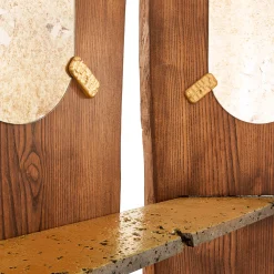 Davide Palardi Specchiera Nessente con triplo pannello in legno di frassino> Specchi Da Terra