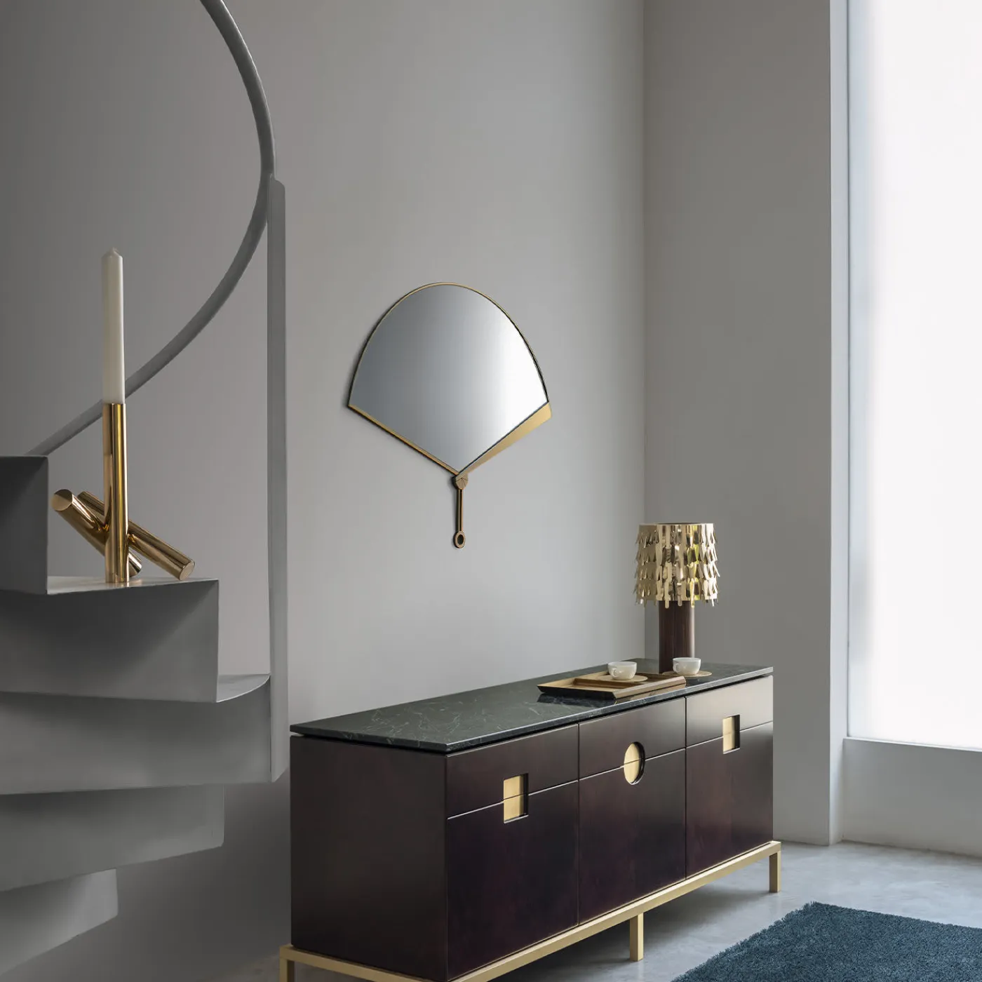 Ghidini 1961 Specchio a ventaglio di Studio ITO> Specchi Da Parete