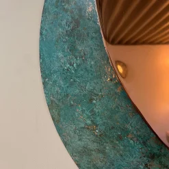 dAM Atelier Specchio da muro in rame verde Pavé><noscript><img width=