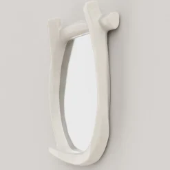 Edizione Limitata by Simone Fanciullacci Specchio da parete grande Esprit V2 in gesso bianco> Specchi Da Parete