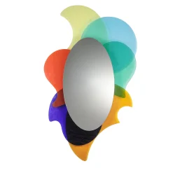 Barbini Specchio da parete Harlekiini in vetro multicolore> Specchi Da Parete