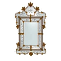 Fratelli Tosi Specchio da parete in vetro di Murano Toronto> Specchi Da Parete