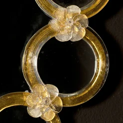 Ongaro & Fuga Specchio da parete in vetro veneziano Anello><noscript><img width=