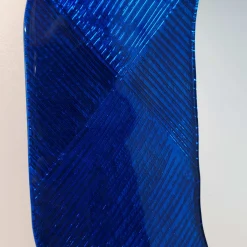 Fratelli Tosi Specchio da parete in vetro di Murano Onda Cobalto><noscript><img width=