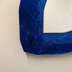 Fratelli Tosi Specchio da parete in vetro di Murano Onda Cobalto><noscript><img width=