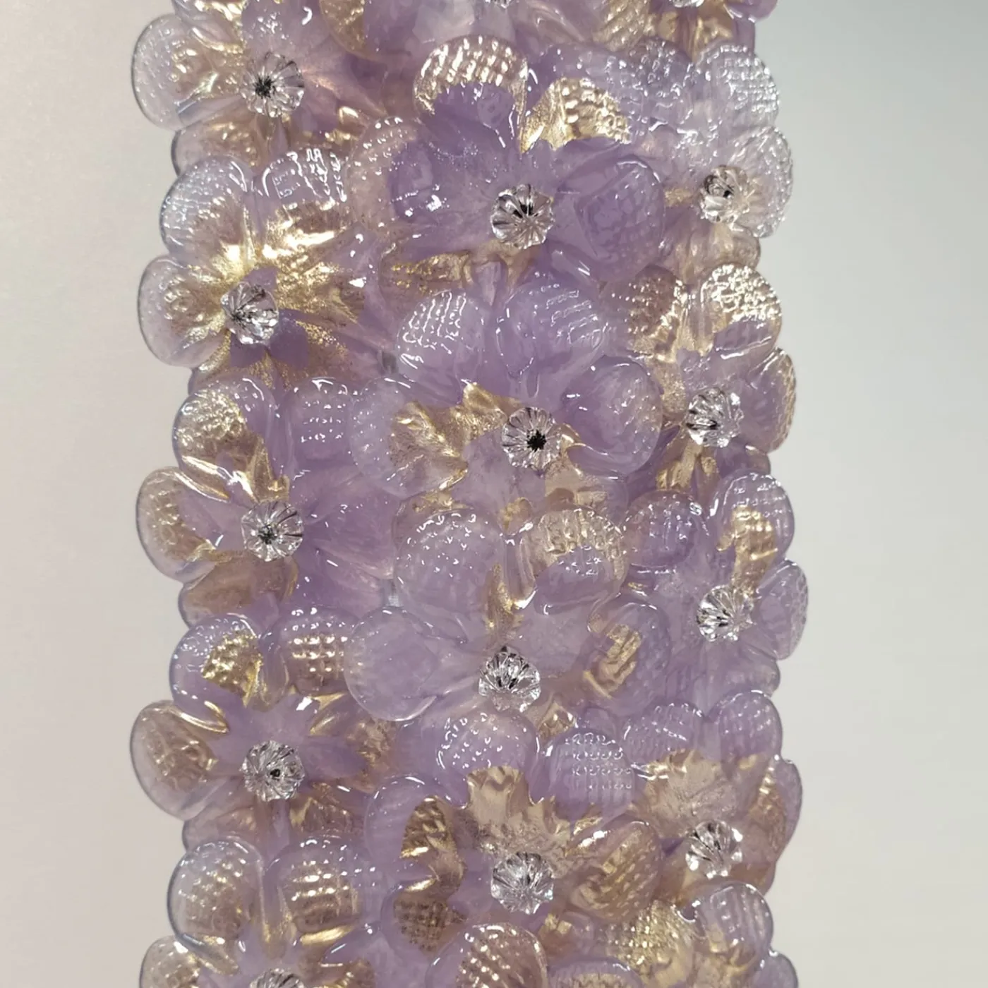 Fratelli Tosi Specchio da parete rettangolare Roseto Glicine Oro> Specchi Da Parete