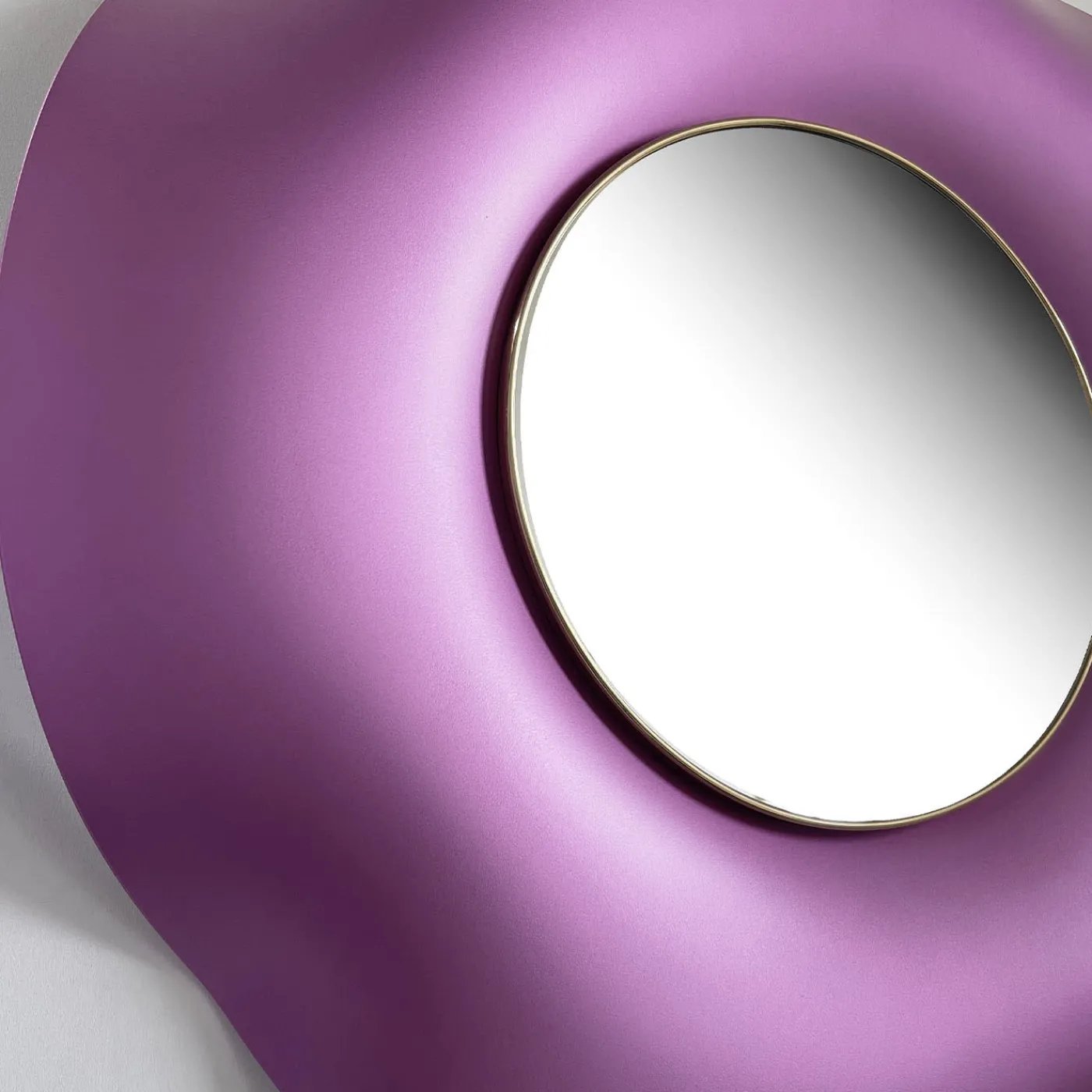 Ghirò Studio Specchio da parete rosa Undulate> Specchi Da Parete