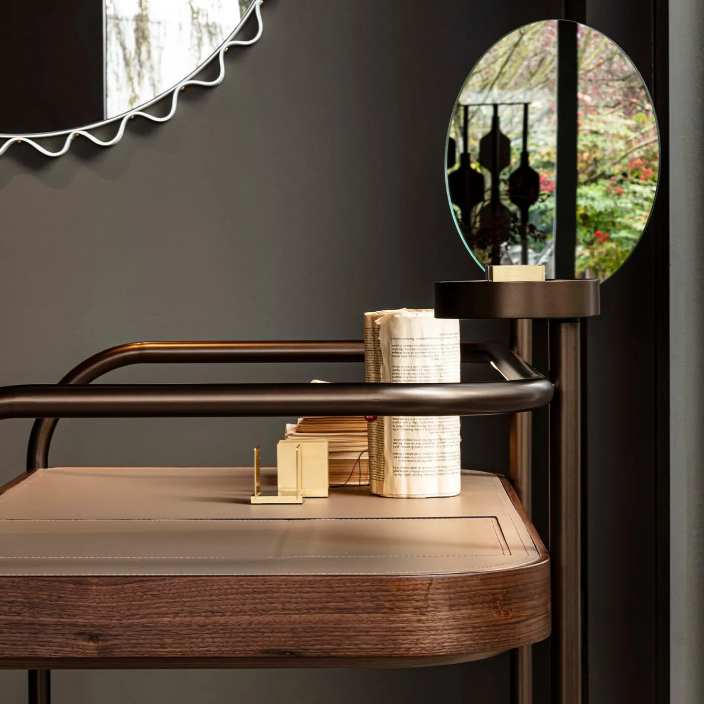 Enrico Pellizzoni Specchio da parete rotondo Glimt> Specchi Da Parete