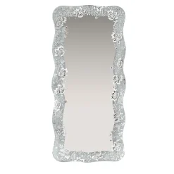 Melting Mirrors Specchio da parete Sinuoso Ondine argento> Specchi Da Parete