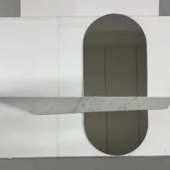 Espidesign by Paola Speranza Specchio da parete Stadium White Carrara> Specchi Da Parete