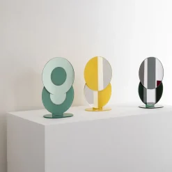 Giovanni Botticelli Specchio da tavolo Minima Small Green> Specchi Da Tavolo