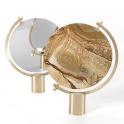 JCP Universe Specchio da tavolo Naia in marmo palomino di CTRLZAK><noscript><img width=