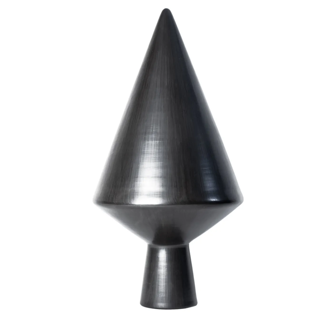 Studio Lievito Specchio da tavolo Nero 52 bucchero di e Maddalena Vantaggi> Sculture Decorative