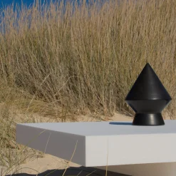 Studio Lievito Specchio da tavolo Nero 30 bucchero di e Maddalena Vantaggi><noscript><img width=