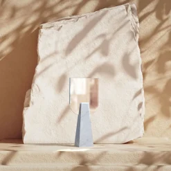 Carcino Design Specchio da tavolo Ophelia Bianco Carrara><noscript><img width=