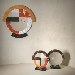 Salvatori Specchio da tavolo ovale policromo Friends><noscript><img width=