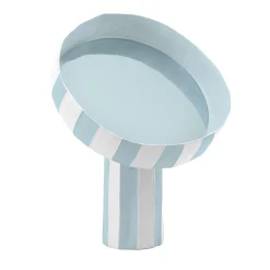 Paola Paronetto Specchio da tavolo Reflections Girasole Circo 30 Blu e Bianco> Specchi Da Tavolo