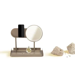 Orografie Specchio da tavolo Virgola Beige di Xu Zheng><noscript><img width=