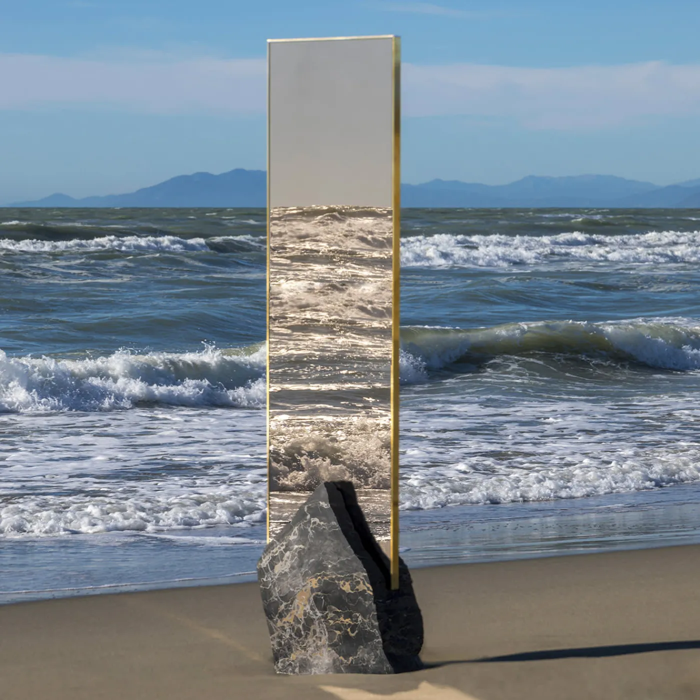 Francesco Maria Messina Specchio da terra Lunæ #2> Specchi Da Terra