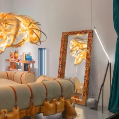 Delvis Unlimited Specchio da terra Orvalho in legno><noscript><img width=