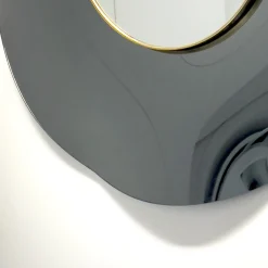 Ghirò Studio Specchio di cristallo fumé fatto a mano Undulate> Specchi Da Parete