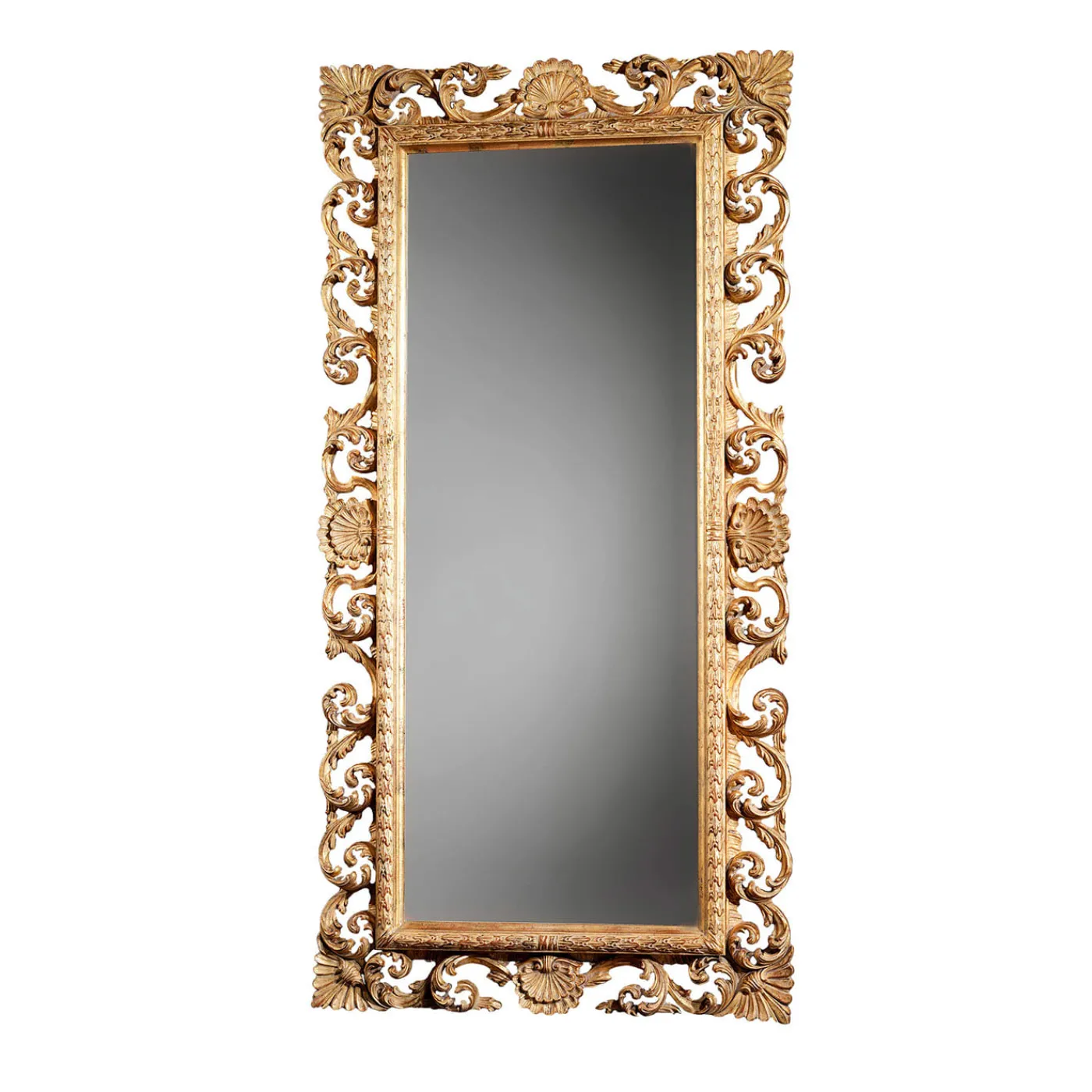 Spini Firenze Specchio d'oro in stile fiorentino Sofia> Specchi Da Terra