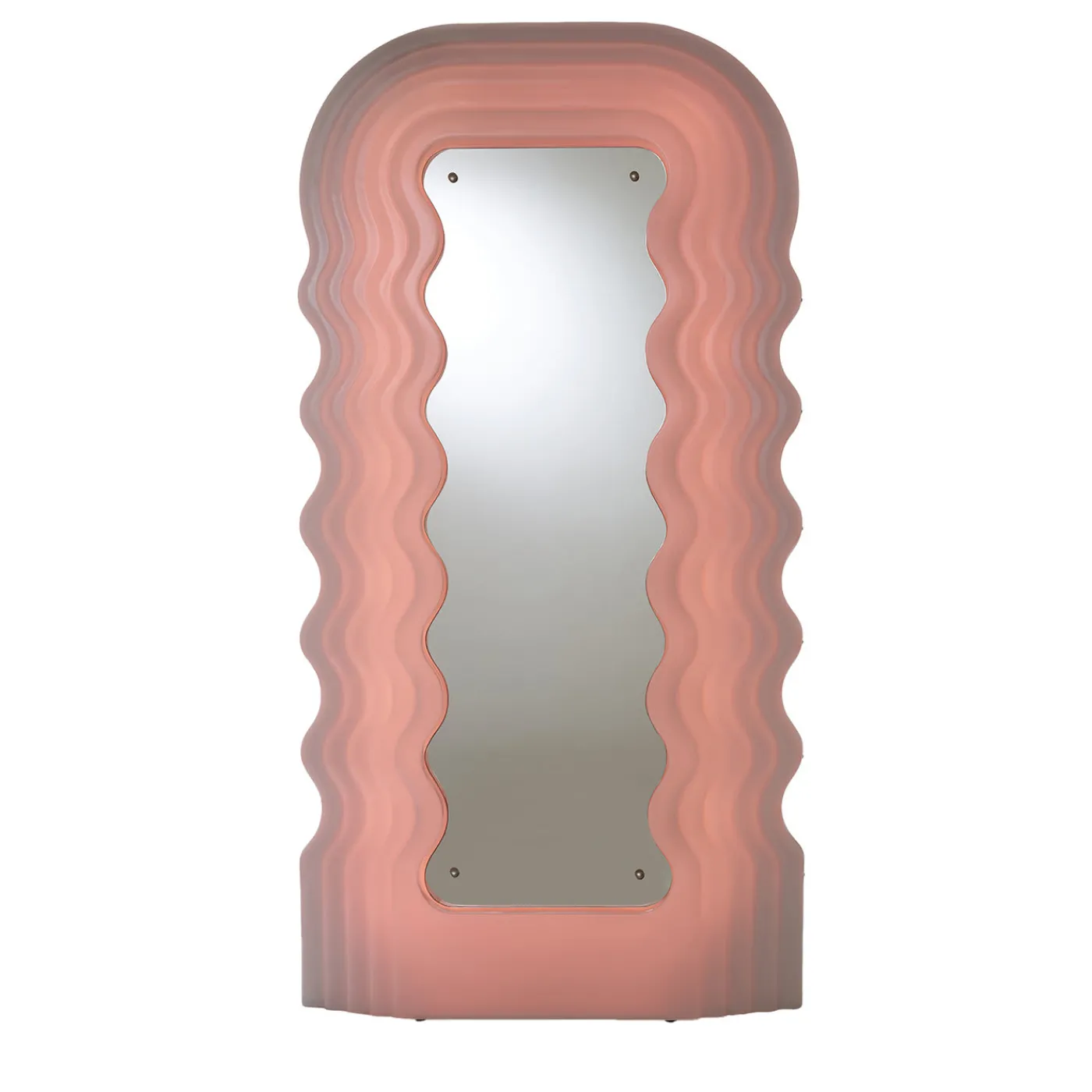 Poltronova Specchio e lampada da terra Ultrafragola di Ettore Sottsass> Specchi Da Terra