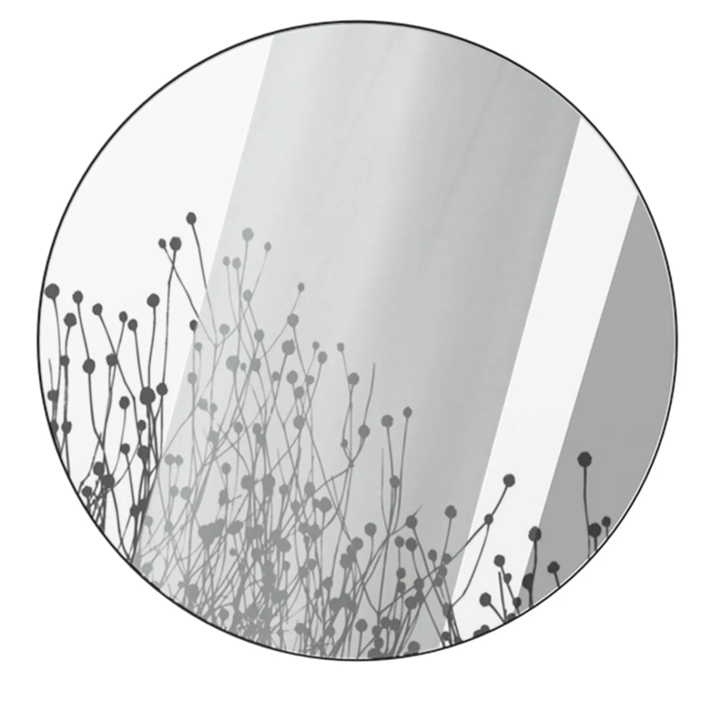 Ultramobili Specchio grafico con cornice in metallo Wildfield> Specchi Da Parete