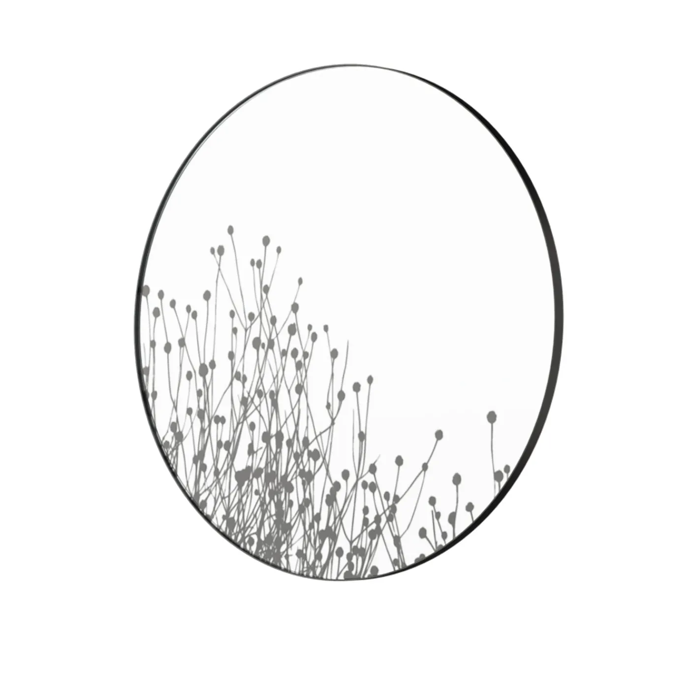 Ultramobili Specchio grafico con cornice in metallo Wildfield> Specchi Da Parete