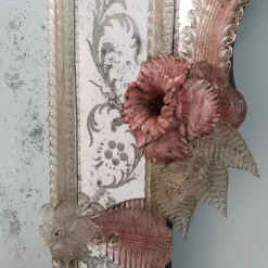 Fratelli Tosi Specchio in vetro di Murano rosa Apollo di> Specchi Da Parete