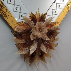 Fratelli Tosi Specchio in vetro di Murano Ambra Gold di><noscript><img width=