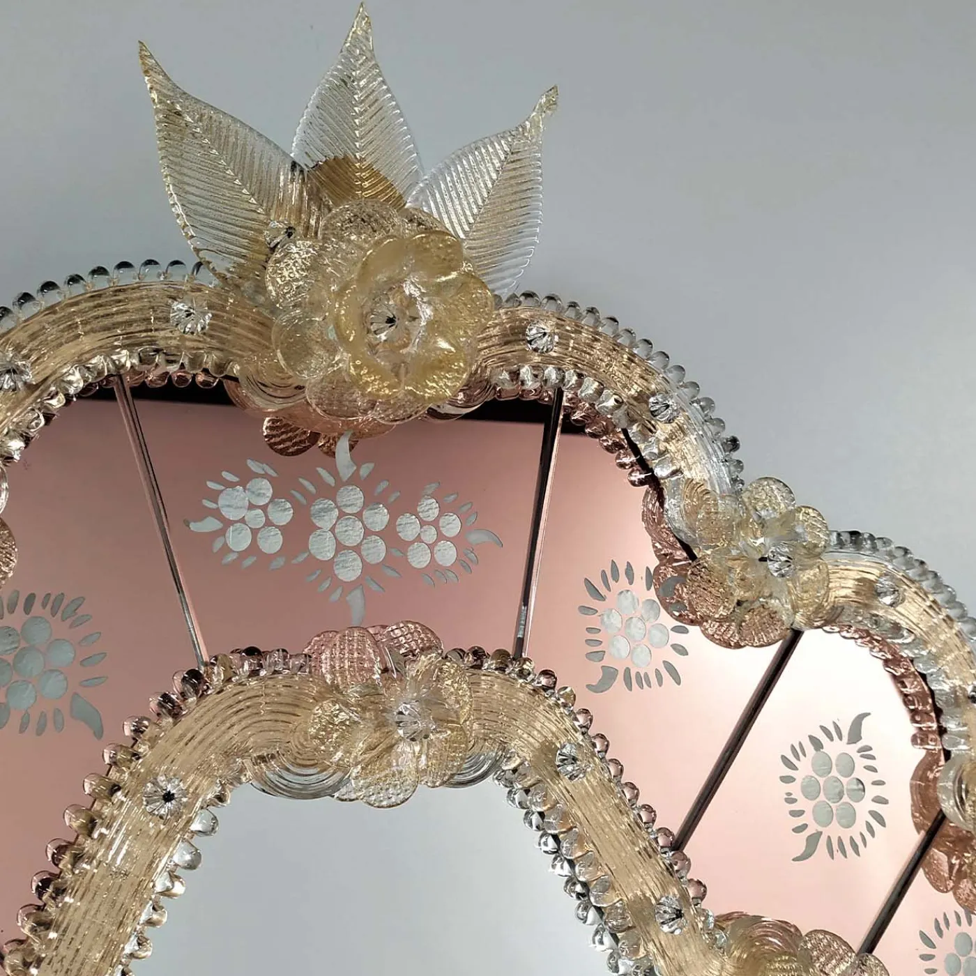 Fratelli Tosi Specchio in vetro di Murano Navagero> Specchi Da Parete