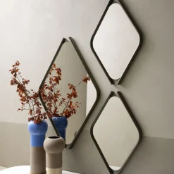 Morica Design Specchio medio Wood Eye con cornice in rovere massiccio><noscript><img width=